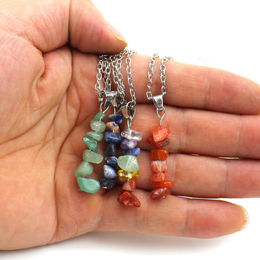 Casual Geometric Crystal Agate Pendant Necklace In Bulk