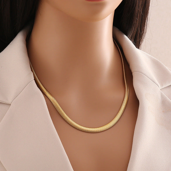 Expressive Heart Stainless Steel Electroplating Necklaces