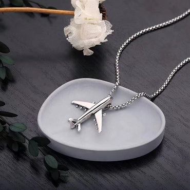 Simple Style Airplane Alloy Plating Unisex Necklace 1 Piece