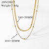 IG Style Chain Geometric Stainless Steel Electroplating Necklaces