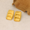 1 Pair Simple Style Geometric Irregular Stainless Steel Ear Studs