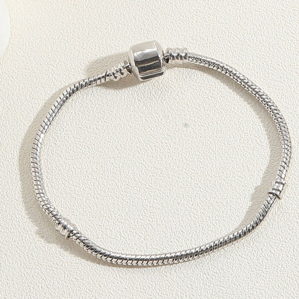 popular love cylindrical lock metal texture bracelet women's ins style OT buckle copper color-preserving electroplating bracelet