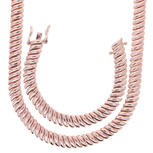 Hip-hop Cool Style Solid Color Copper Bracelets Necklace