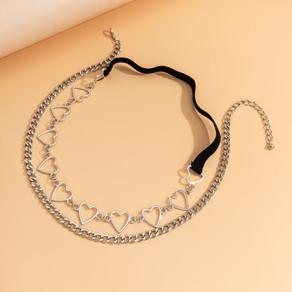 1 Piece Fashion Bow Knot Cloth Lace Artificial Rhinestones Women's Body Chain