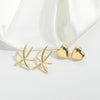 Cross-border hot-selling new trendy light luxury, love design earrings, literary retro personality, versatile earrings, jewelry women
