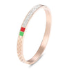 Titanium Steel 18K Gold Plated Bangles
