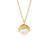 Casual Pearl Geometric Stainless Steel 18K Gold Plated Necklaces