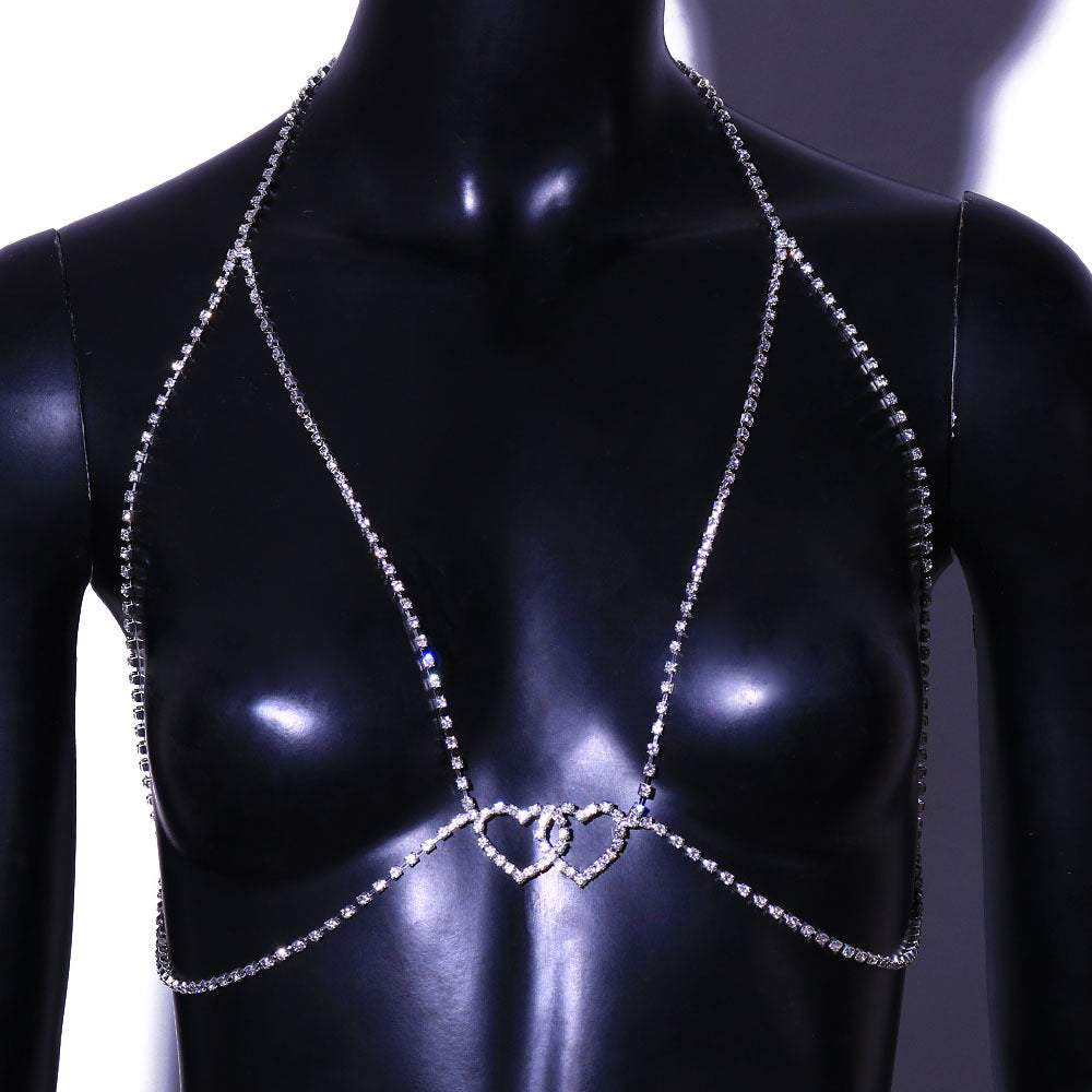 Fashion Geometric Rhinestone Rhinestones Body Chain