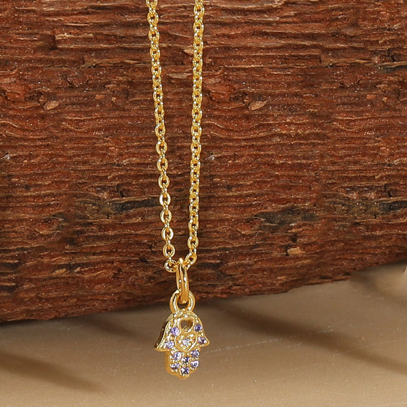 Cross-border popular ins style personality cross design pendant clavicle chain versatile personality exquisite necklace jewelry