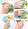 Fashion Flower Copper Plating Zircon Open Ring