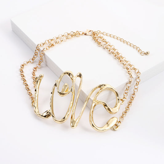 Simple Style Classic Style Snake Alloy Irregular Plating Women's Necklace