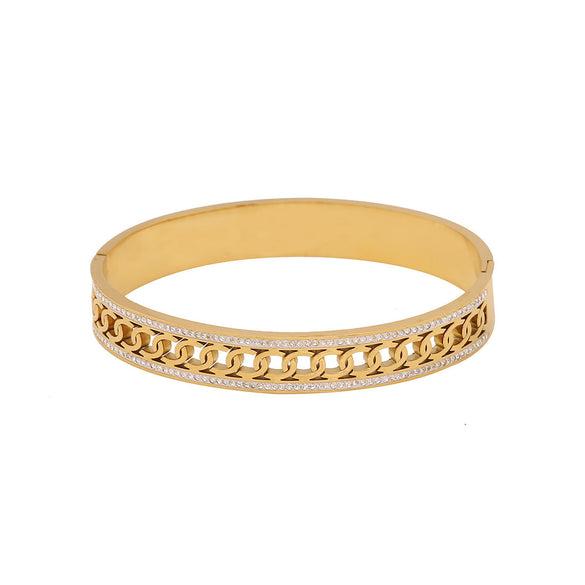 Fashion Stainless Steel Electroplating Bangles