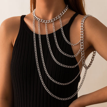 Fashion One-piece Hollow Tassel Necklace