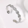 Expressive Eye Stainless Steel Electroplating Bangles
