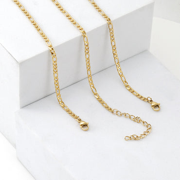 Factory direct sales 18K stainless steel wild NK bracelet necklace finished chain jewelry chain with chain wholesale chain