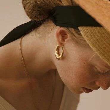 1 Pair Simple Style U Shape Plating Copper Earrings