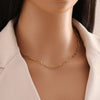 Expressive Heart Stainless Steel Electroplating Necklaces