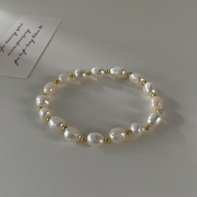 Elegant Lady Geometric Freshwater Pearl Bracelets In Bulk