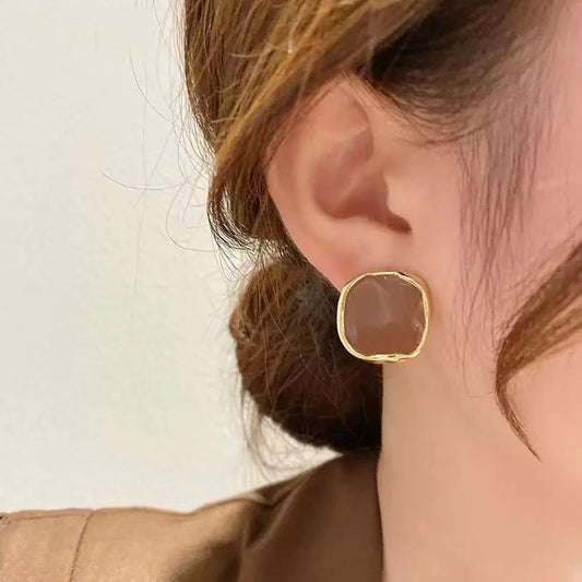 Wholesale Jewelry 1 Pair Simple Style Irregular Alloy Ear Studs