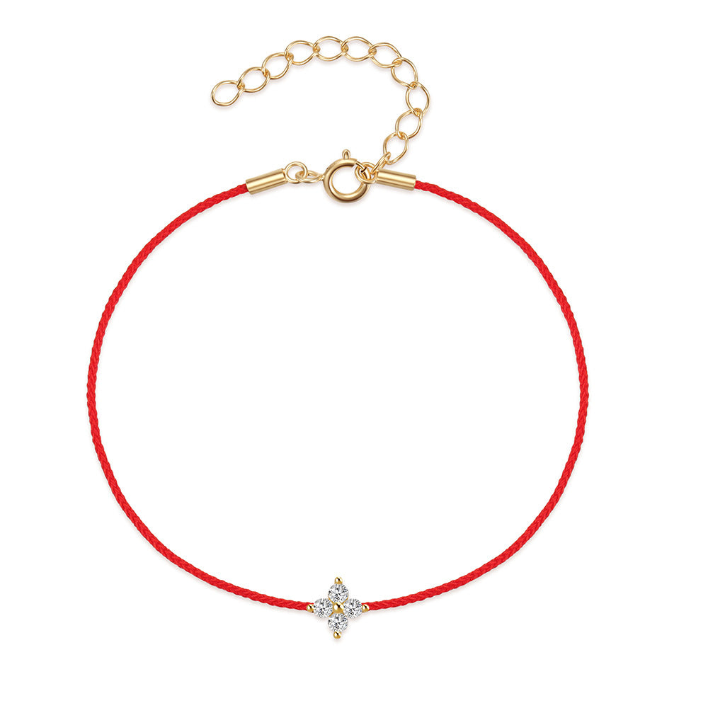 Simple Style Star Sterling Silver Rope Plating Women's Bracelets