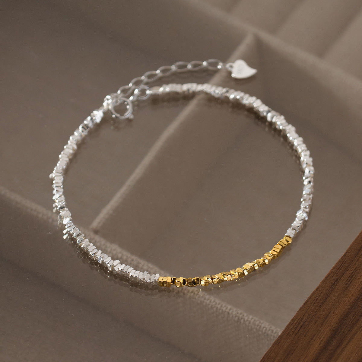 Korean Style Geometric Sterling Silver Bracelets Necklace