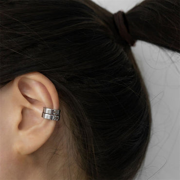 Simple Ear Clips Ear Bone Clip Stainless Steel Earrings Wholesale
