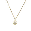 Japanese / Korean Geometric Titanium Steel 18K Gold Plated Necklaces
