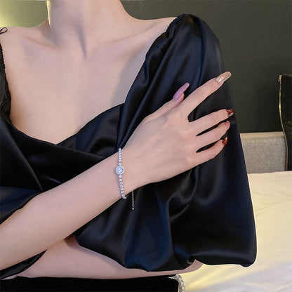 Fashion Geometric Rhinestone Artificial Gemstones Women's Bracelets