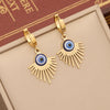 Expressive Eye Stainless Steel Electroplating Necklaces