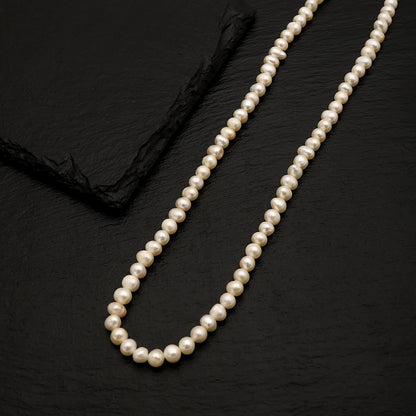 1 Piece Fashion Solid Color Freshwater Pearl Beaded Necklace