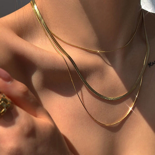 1 Piece Fashion Geometric Metal Plating Women's Necklace