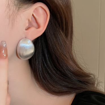 1 Pair Basic Geometric Plating Copper Ear Studs