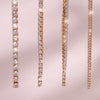 Fashion Stripe Geometric Stainless Steel 18K Gold Plated Necklaces