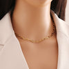 Expressive Heart Stainless Steel Electroplating Necklaces
