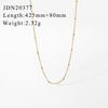 IG Style Chain Geometric Stainless Steel Electroplating Necklaces