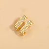 Cross-border hot-selling light luxury, high-end football-type design, textured earrings, niche and versatile, ins-style personalized earrings for women