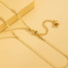 Minimalist Stainless Steel Electroplating Necklaces