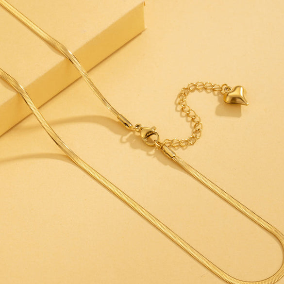 Minimalist Stainless Steel Electroplating Necklaces