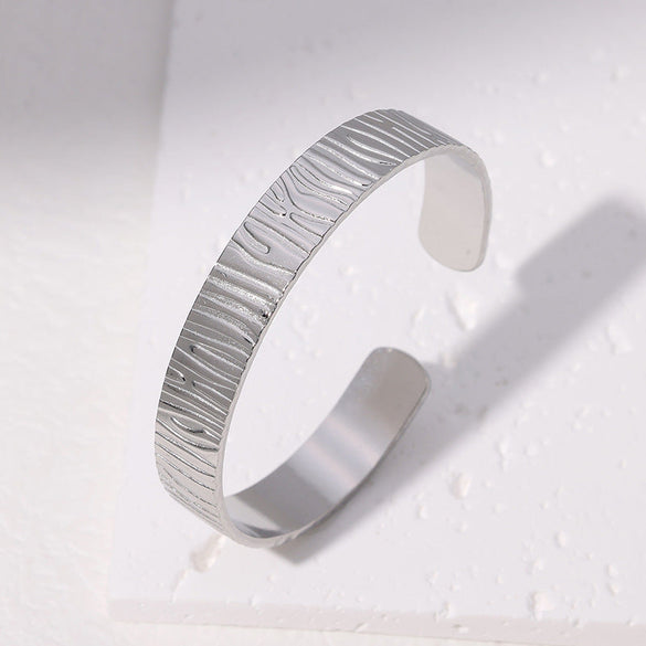 Unisex Stainless Steel Electroplating Bangles