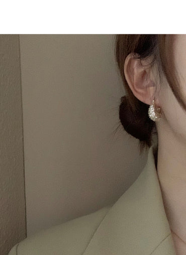 1 Pair Ig Style Shiny U Shape Plating Inlay Copper Zircon Earrings