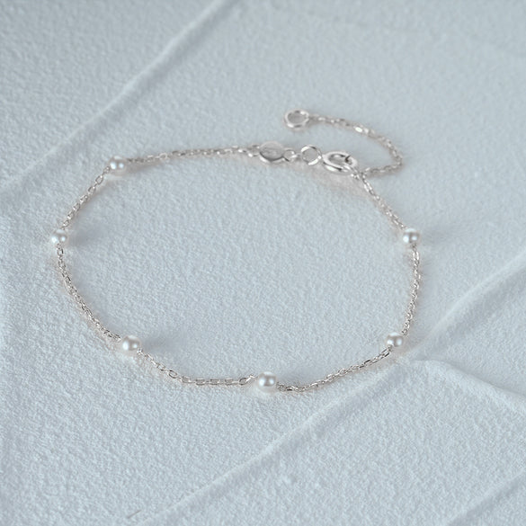 Elegant Geometric Sterling Silver Plating Bracelets