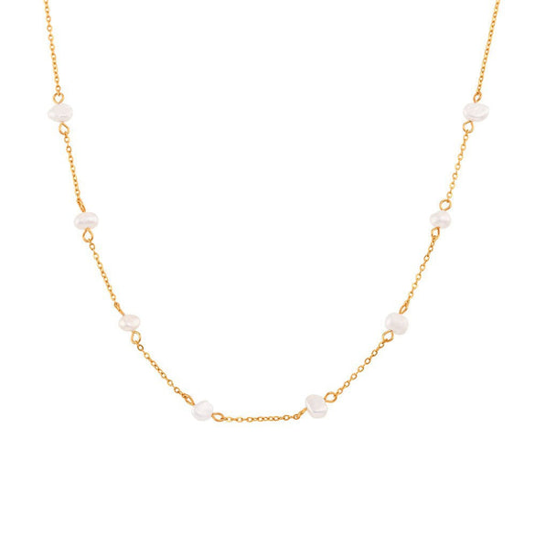 Fashion Circle Geometric Stainless Steel Electroplating Necklaces