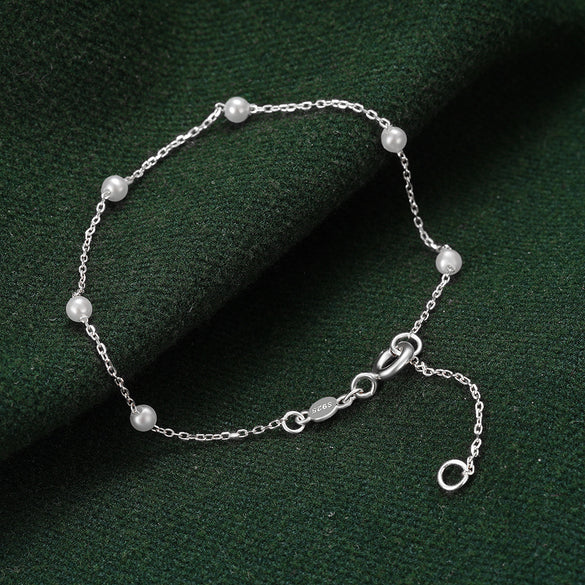 Elegant Geometric Sterling Silver Plating Bracelets