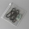 Portable Small Jewelry Earrings Bracelet Storage and Finishing Transparent Plastic PVC Ziplock Bag Jewelry INS Sealed Bag