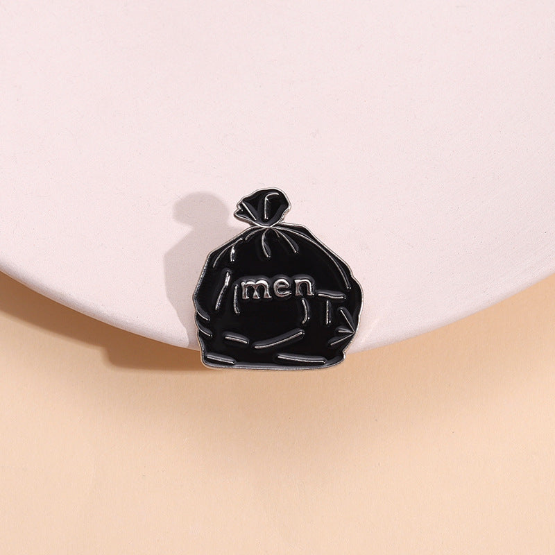 Cartoon Style Letter Alloy Stoving Varnish Unisex Brooches