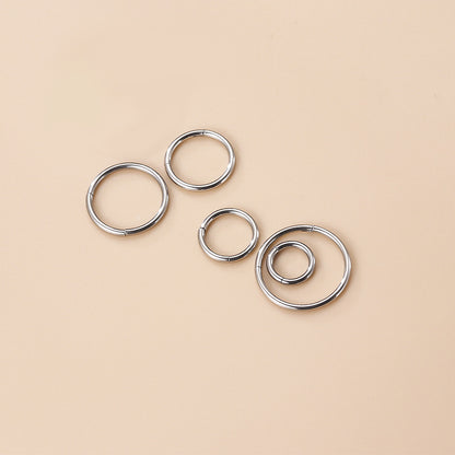 Fashion Circle Titanium Plating Nose Ring