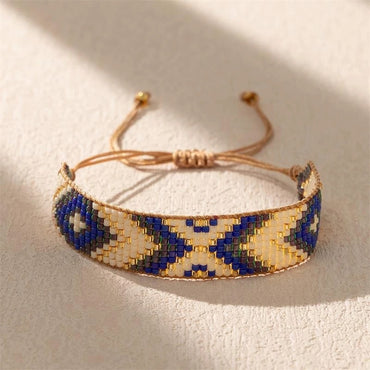 Bohemian Geometric Glass Handmade Women's Bracelets