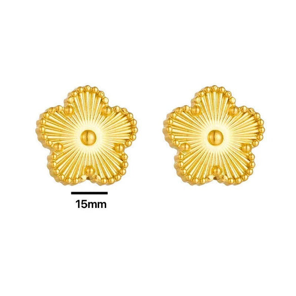 Minimalist Round Geometric Stainless Steel 18K Gold Plated Necklaces