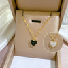 Simple Style Geometric Gourd Stainless Steel Plating Rhinestones Pendant Necklace