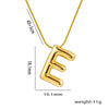 Moderate Luxury Letter Text Number Titanium Steel 18K Gold Plated Necklaces